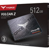 T-FORCE VULCAN Z 2.5" SATA SSD 512GB / 256GB / up to 520/450 MB/s