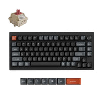 Keychron V1 Ultra 8K 75% Wireless Custom Mechanical Keyboard Fully Assembled Silk Pom Switch