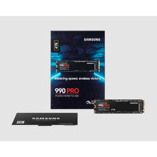Load image into Gallery viewer, SAMSUNG 990 PRO SSD Series 1TB 2TB 4TB PCIe 4.0 NVMe Gen4 M.2 2280 SSD Performance Heatsink PS5 Ready / Non Heatsink
