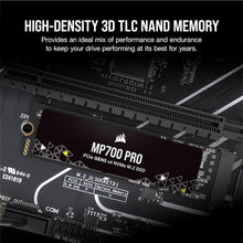 Load image into Gallery viewer, CORSAIR MP700 PRO Series PCIe Gen.5.0 x4 NVMe M.2 2280 SSD

