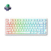 MCHOSE Jet75 Hall Effect Magnetic Switch Keyboard Kailh Magnetic God Switch Topographic Black / White