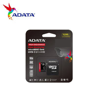 ADATA High Endurance microSDXC Memory Card With A2 U3 Rating and SD Adapter 64GB / 128GB / 256GB / 512GB
