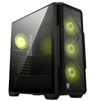 MSI MAG FORGE 340R AIRFLOW ATX ARGB TG Casing With 4 ARGB FANS INCLUDED BLACK