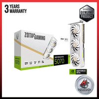 ZOTAC GAMING GeForce RTX 5070 12GB GDDR7 AMP WHITE EDITION NVIDIA DLSS 4 GPU