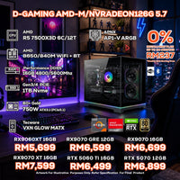 DOTATECH D-GAMING 5X3D-M/NVRADEON126G 5.7 - PC GAMING PACKAGE / 16GB DDR5 / 1TB SSD / R5 7500X3D + GPU OPTION(S)