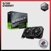 MSI GEFORCE RTX 5060 Ti 8G SHADOW 2X OC PLUS 8GB / 16GB GDDR7 128bit 4608CC DX12 NVIDIA DLSS 4 DUAL FAN GPU G506T-8S2CP