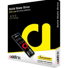 Load image into Gallery viewer, addlink S70 Lite Series PCIe GEN3x4 NVMe M.2 SSD 256GB / 512GB / 1TB
