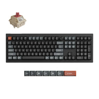 Keychron V6 Ultra 8K Full Size Wireless Custom Mechanical Keyboard Fully Assembled Silk Pom Switch