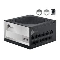 MSI PRO A1000PL PCIE5 80 PLUS PLATINUM FULLY MODULAR 1000W PSU