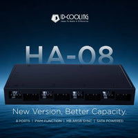 ID-COOLING HA-08 ARGB Fan Hub / 8 PWM & 5V ARGB PORT