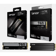 Load image into Gallery viewer, Lexar NM790 M.2 2280 PCIe Gen 4×4 NVMe Performance SSD 512GB / 1TB / 2TB / 4TB Read Write Up to 7400 MB/s 6500 MB/s
