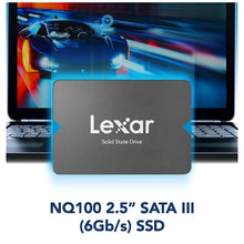 Load image into Gallery viewer, Lexar NQ100 SATA III 6Gb/s 2.5” SSD / 240GB / 256GB / 480GB / 512GB / 960GB / 1TB / 2TB

