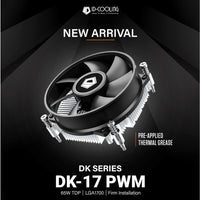 ID-Cooling DK-17 PWM CPU Air COOLER for Intel LGA1851 / 1700