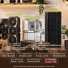 Load image into Gallery viewer, # DOTATECH WOOD-AG 79X3D/RTX5080 19.6 PC GAMING PACKAGE / 48GB DDR5 / 2TB NVME / CPU OPTION(S) + RTX 5080 16GB GDDR7

