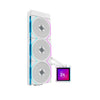 LIAN LI HYDROSHIFT II LCD-S Side Mounted AIO Liquid CPU Cooler With 3/4" IPS LCD Screen 360mm BLACK / WHITE
